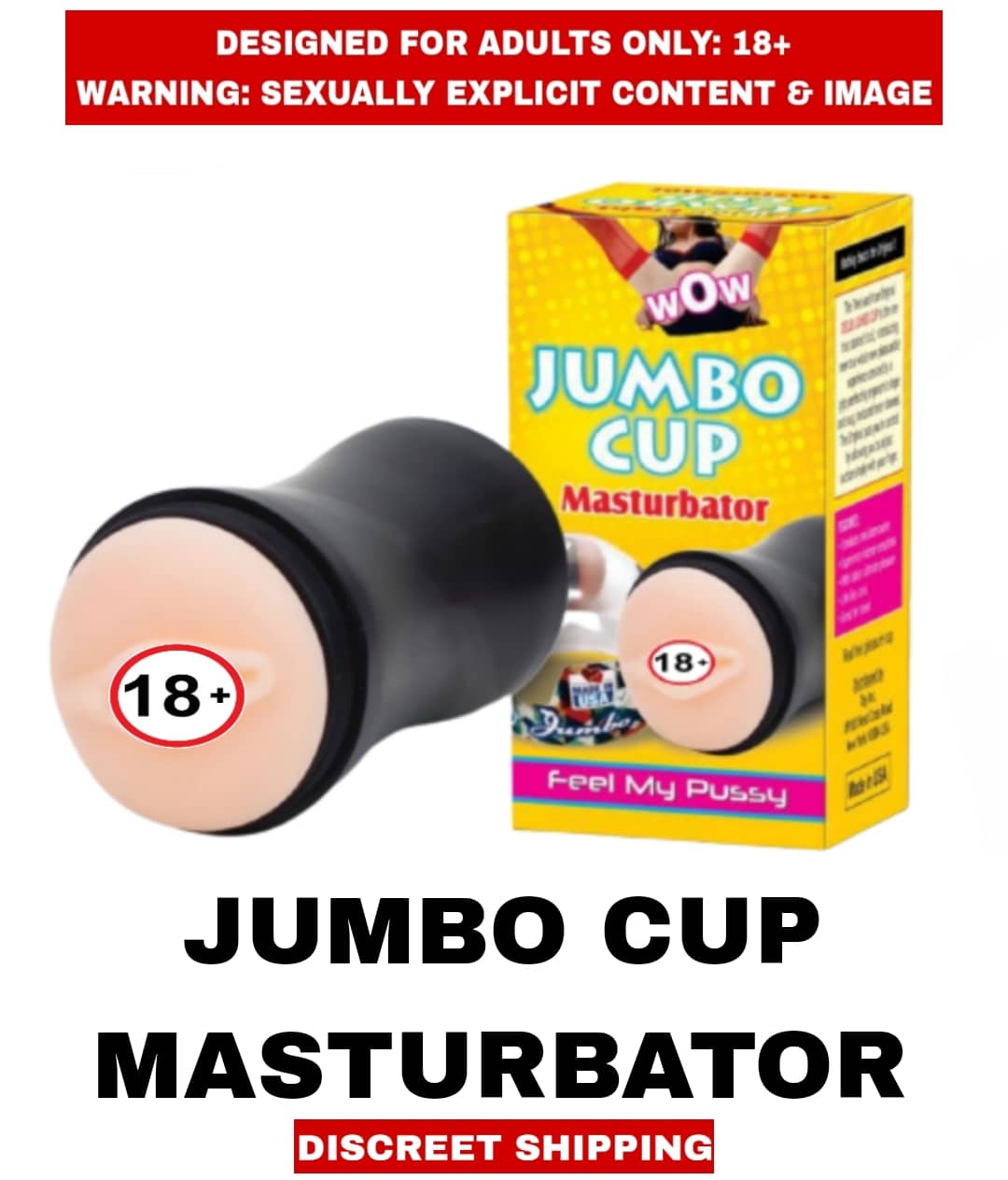 JUMBO CUP MASTURBATOR for MEN by GETSETWILD