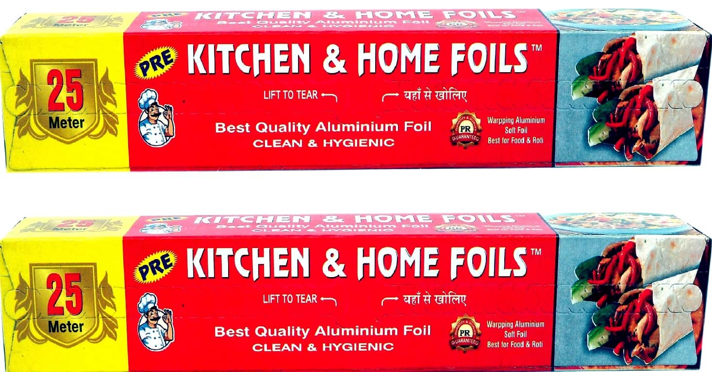 KITCHEN & HOME FOILS - Red Aluminium Food Wrapping Paper