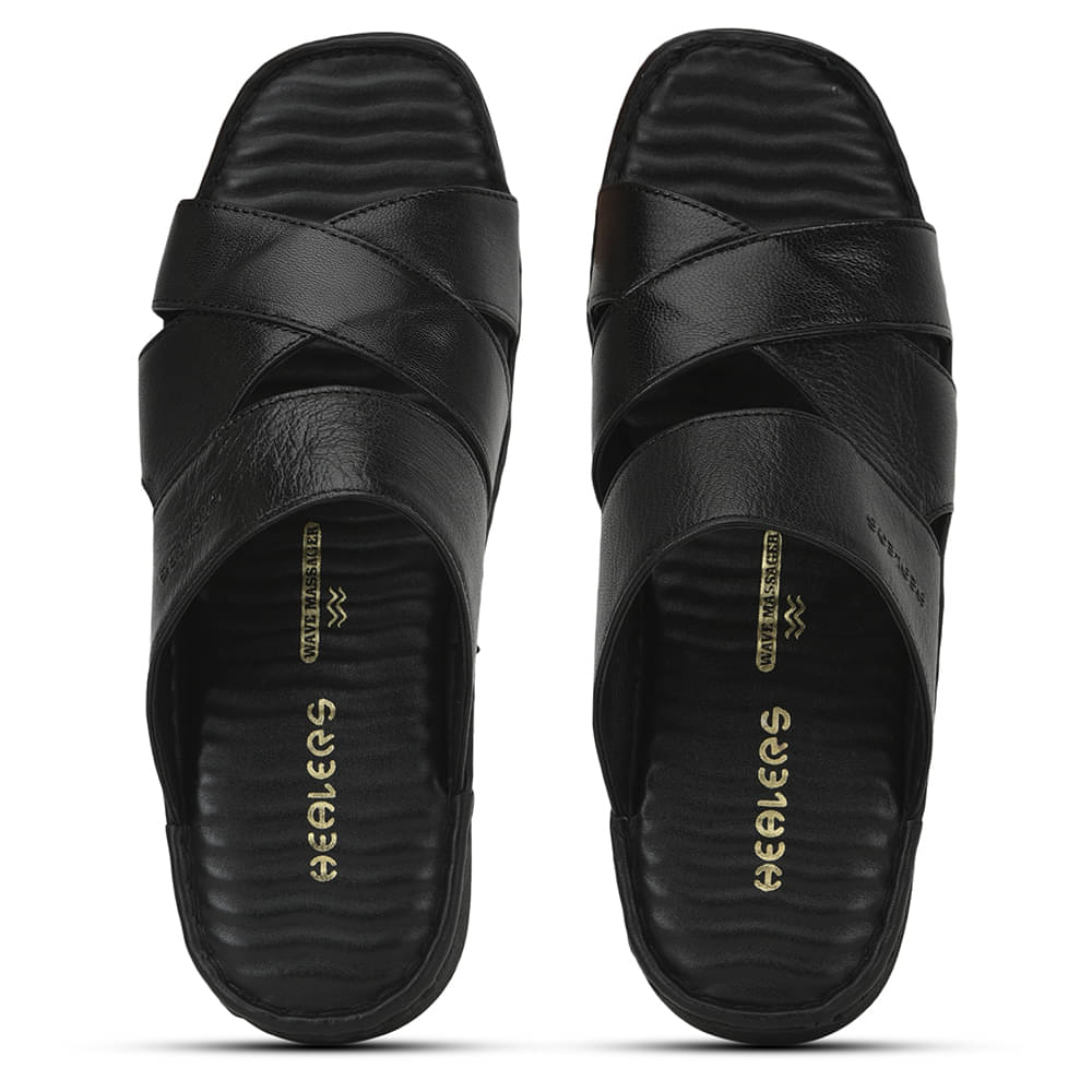     			Liberty - Brown Men's Leather Slipper