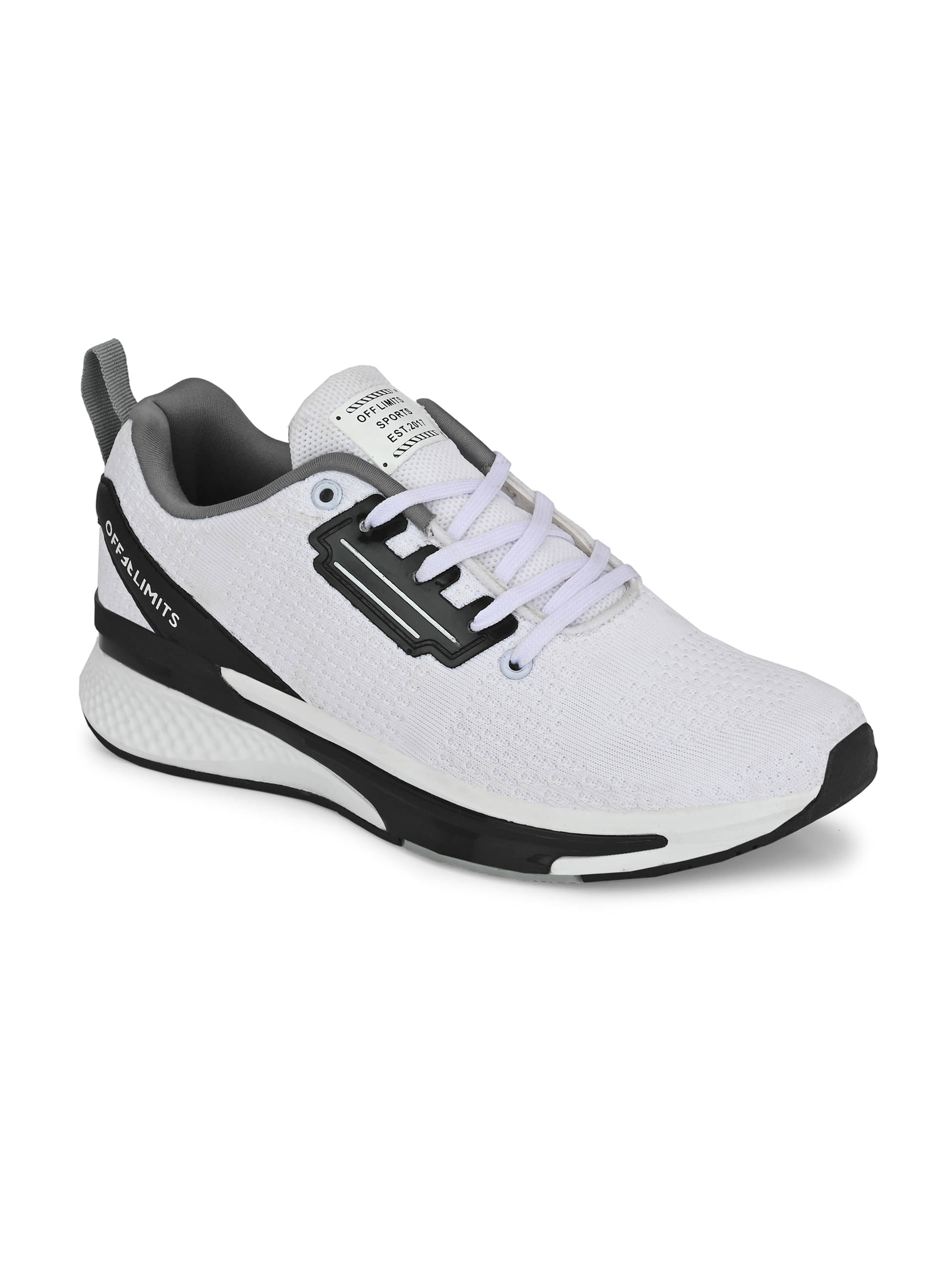     			OFF LIMITS - ETHOS White Men's Sports Running Shoes