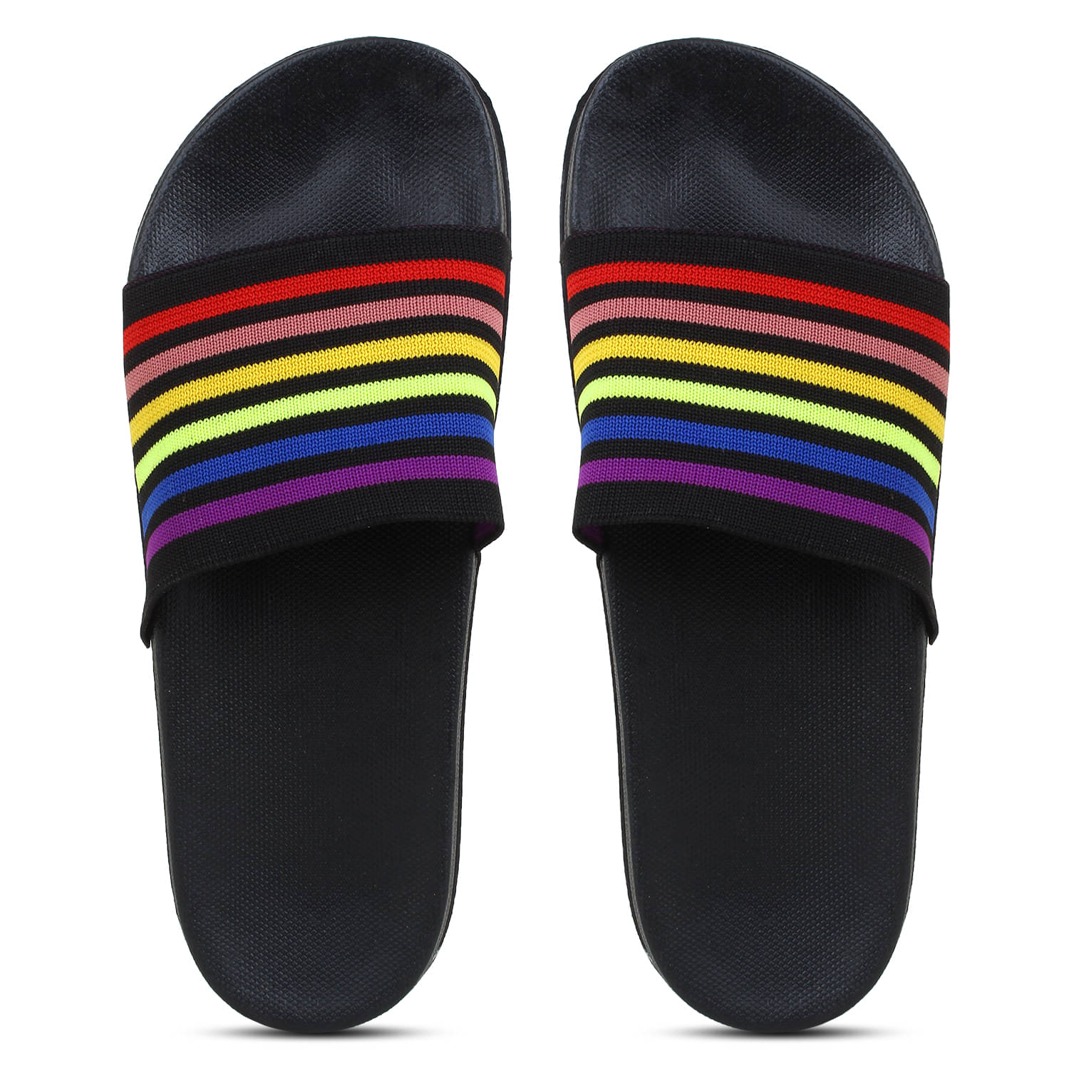     			Pampy Angel - Black Men's Slide Flip flop