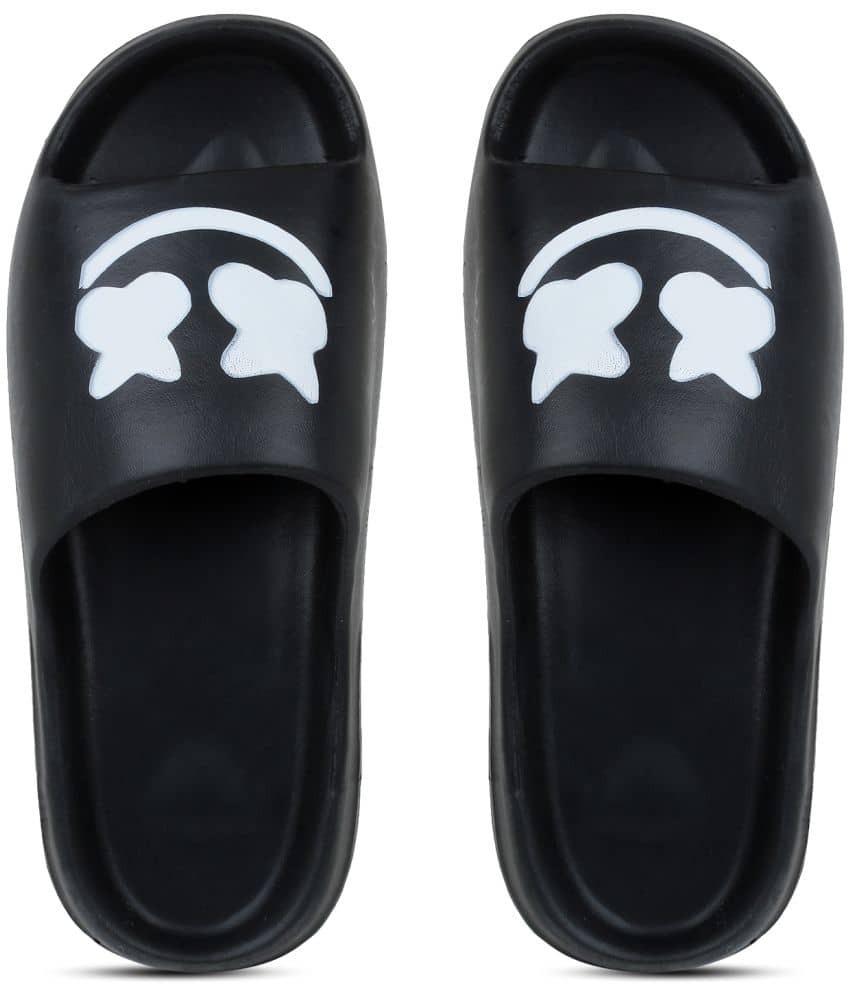 Pampy Angel - Black Men's Slide Flip flop