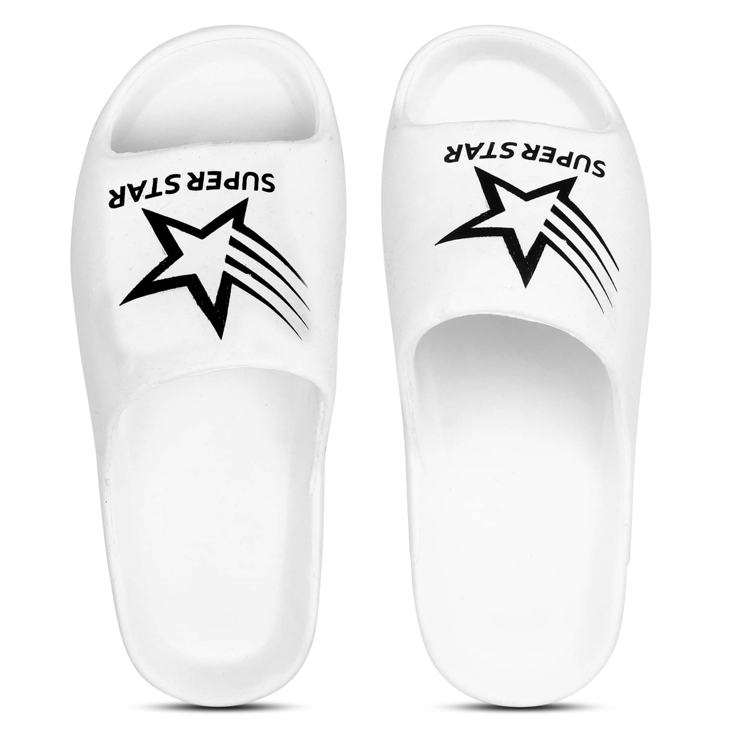     			Pampy Angel - White Men's Slide Flip flop