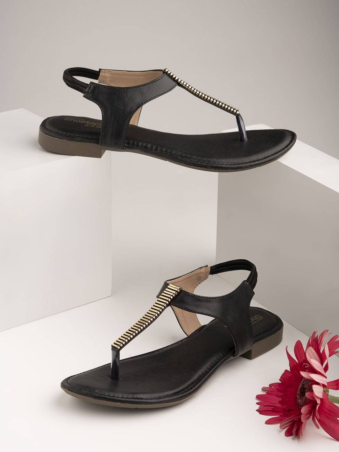     			Shoetopia - Black Women's Flats