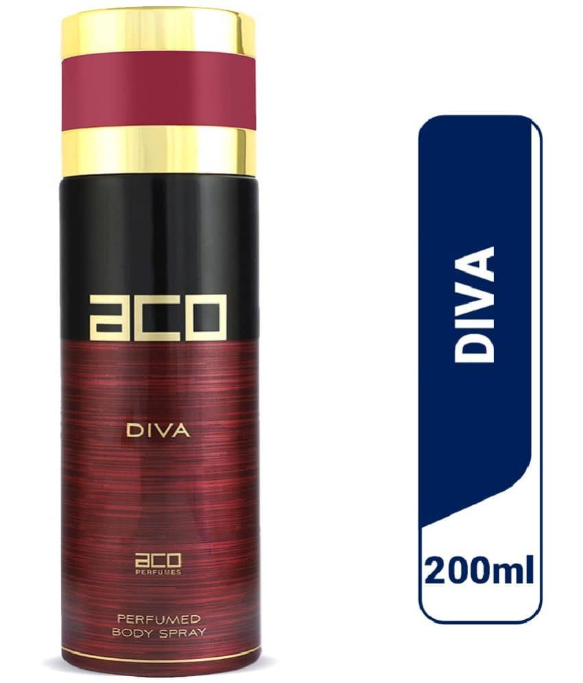 aco perfumes - aco DIVA  Perfumed Body Spray 200ml Perfume Body Spray for Women 200 ml ( Pack of 1 )