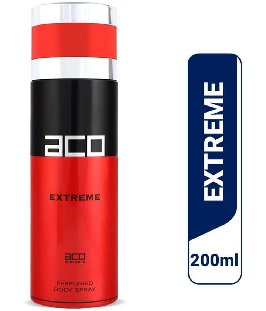 aco perfumes - aco EXTREME Perfumed Body Spray 200ml Perfume Body Spray for Men 200 ml ( Pack of 1 )     			aco perfumes - aco EXTREME Perfumed Body Spray 200ml Perfume Body Spray for Men 200 ml ( Pack of 1 )