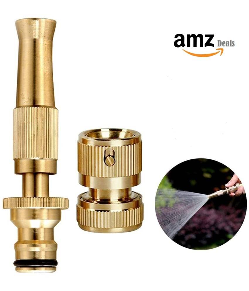 Amz Deals Pure Brass Adjustable Water Spray Nozzle 1/2” Copper Gadget Tool Amz Deals Pure Brass Adjustable Water Spray Nozzle 1/2” Copper Gadget Tool