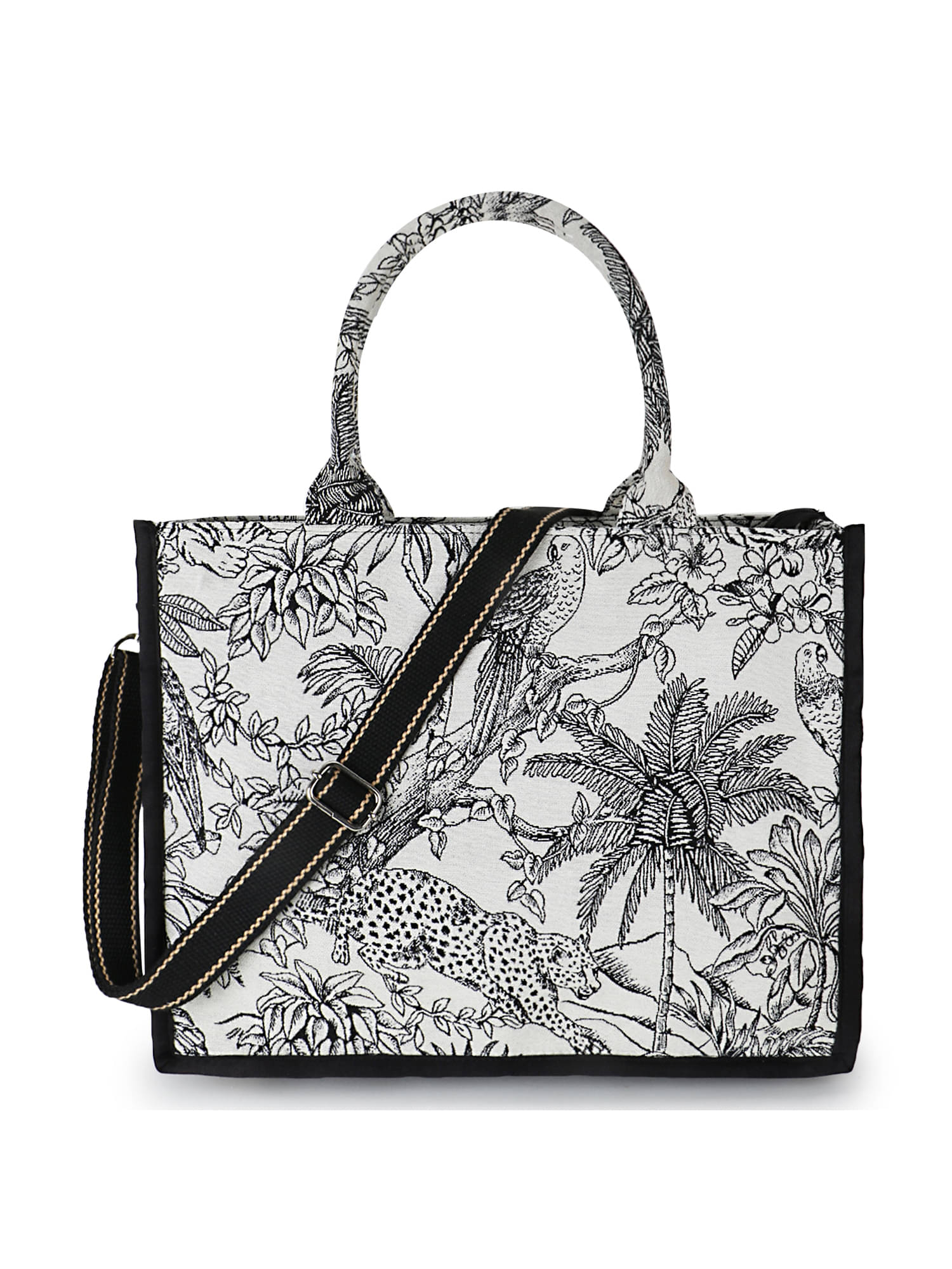     			Anekaant Shoulder Bag Canvas Set of 1 ( White )
