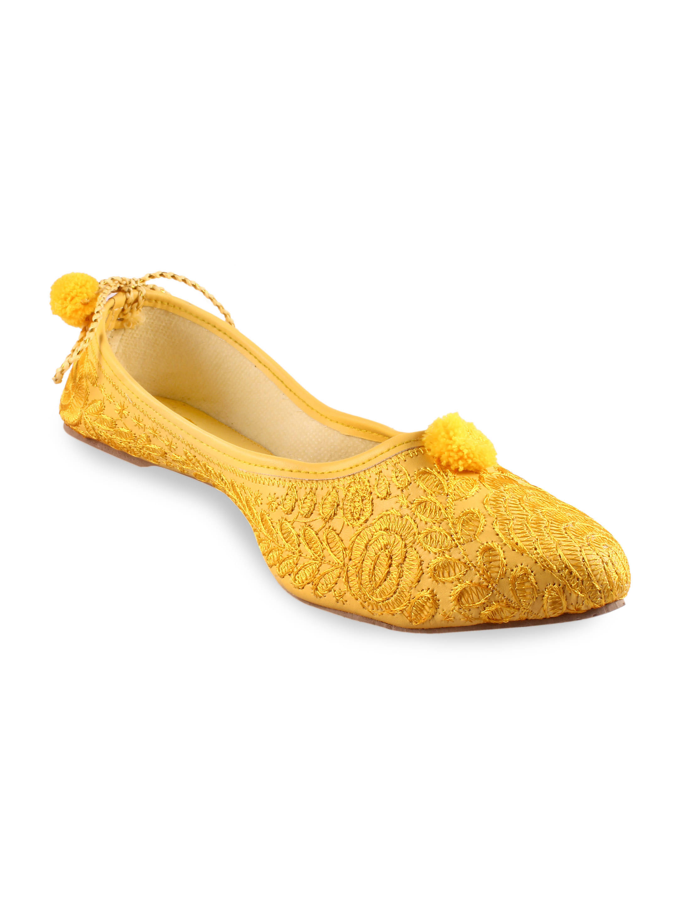     			Apratim - Yellow Women's Mojaris