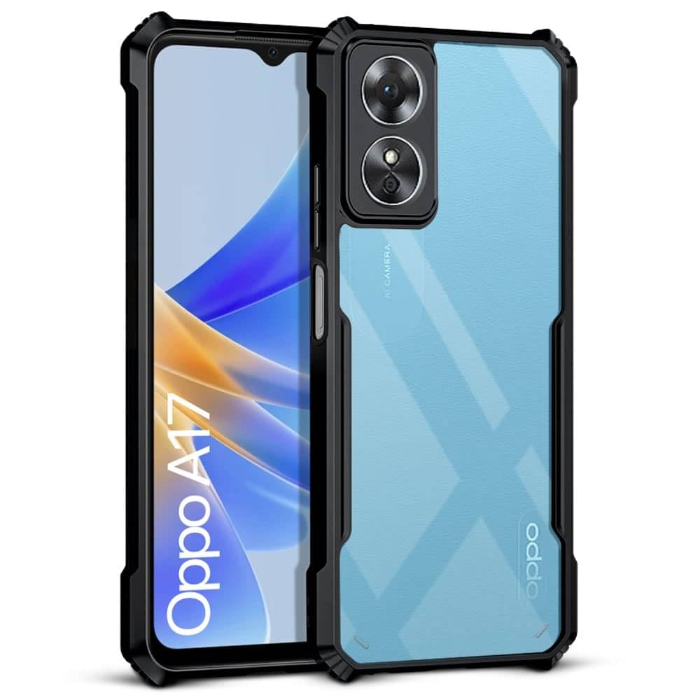 BEING STYLISH - Black Silicon Defender Series Covers Compatible For Oppo A17 ( Pack of 1 )     			BEING STYLISH - Black Silicon Defender Series Covers Compatible For Oppo A17 ( Pack of 1 )