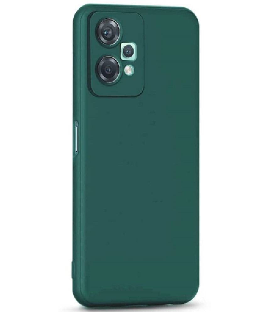 Case Vault Covers - Green Silicon Plain Cases Compatible For Oneplus Nord Ce 2 Lite 5G ( Pack of 1 ) Case Vault Covers - Green Silicon Plain Cases Compatible For Oneplus Nord Ce 2 Lite 5G ( Pack of 1 )