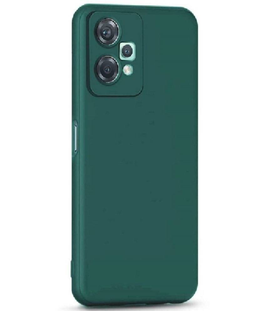 Case Vault Covers - Green Silicon Plain Cases Compatible For Oneplus Nord Ce 2 Lite 5G ( Pack of 1 ) Case Vault Covers - Green Silicon Plain Cases Compatible For Oneplus Nord Ce 2 Lite 5G ( Pack of 1 )
