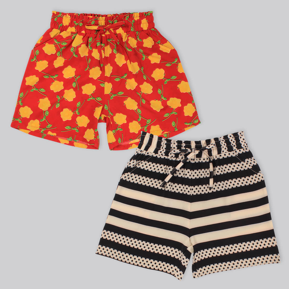 Cutecumber Pack of 1 Girls Georgette Hot Pants ( Multi ) - Shorts | Buy online on ZillyBuy
