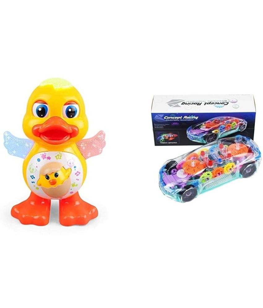     			Dancing duck with concept car