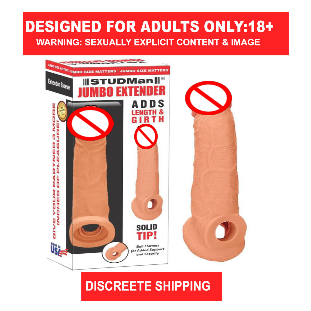 KING SIZE JUMBO 9 Inch Penis Extender Dragons Reusable Condom Washable Condom Silicone Condom