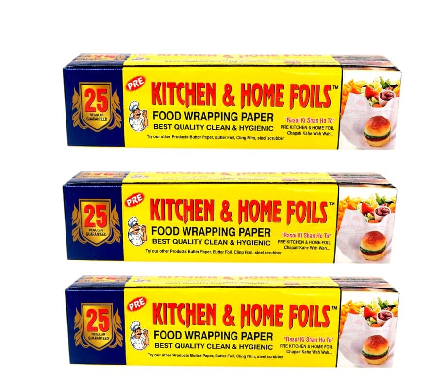 KITCHEN & HOME FOILS - White Paper Food Wrapping Paper