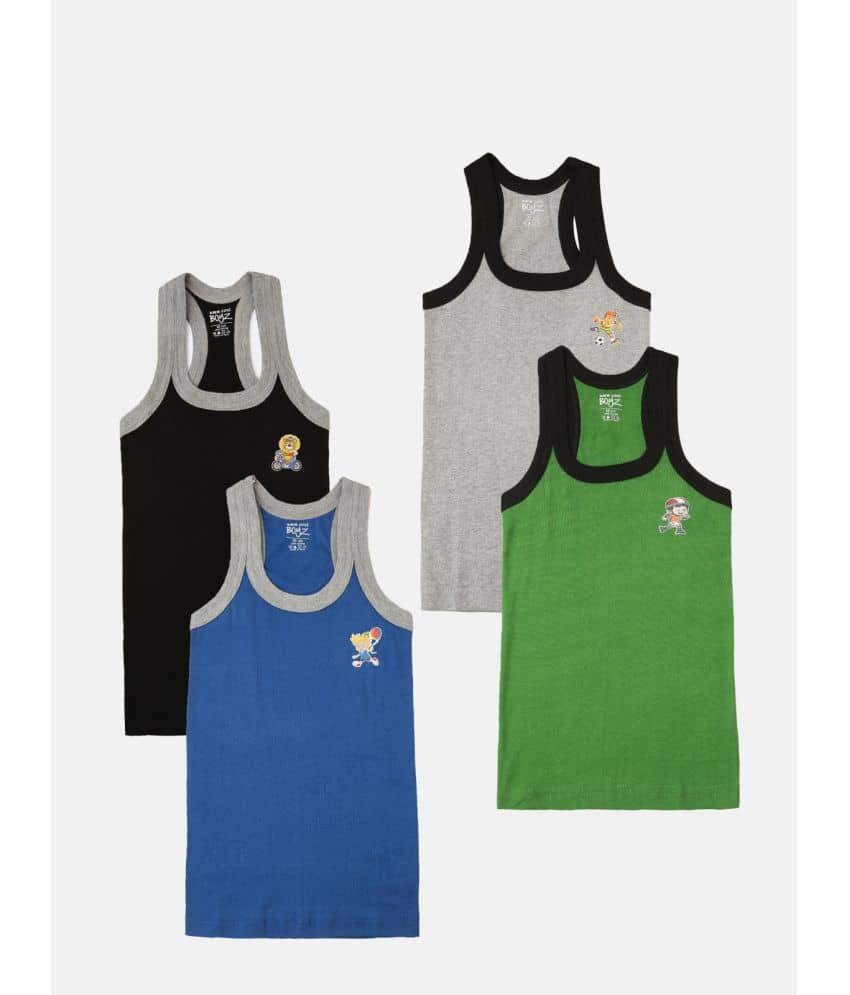 Lux Cozi Pack of 4 Boys Cotton ( Multicolor ) - Nightwear & Loungewear | Buy online on ZillyBuy