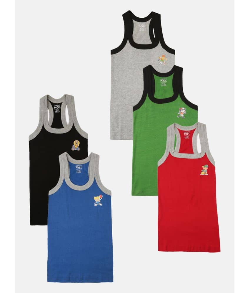 Lux Cozi Pack of 5 Boys Cotton ( Multicolor ) - Nightwear & Loungewear | Buy online on ZillyBuy