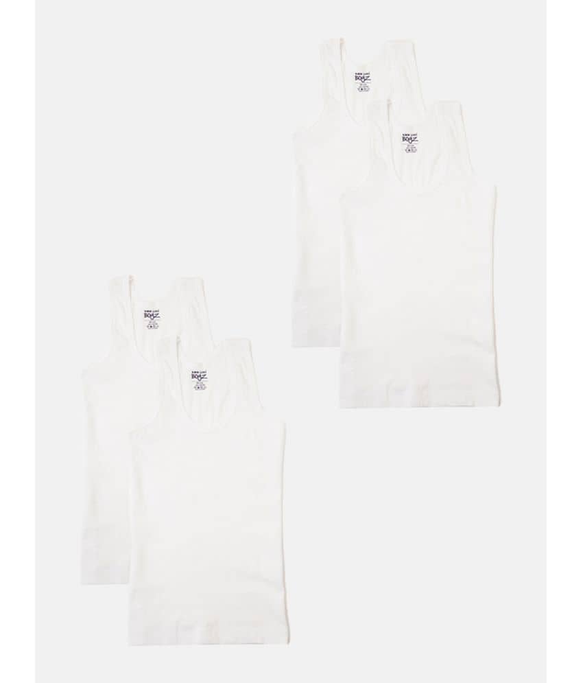 Lux Cozi Pack of 4 Boys Cotton ( White ) - Nightwear & Loungewear | Buy online on ZillyBuy