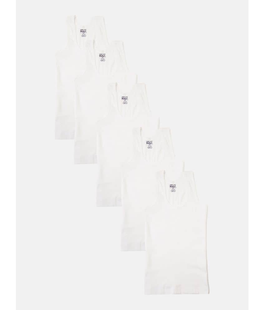 Lux Cozi Pack of 5 Boys Cotton ( White ) - Nightwear & Loungewear | Buy online on ZillyBuy