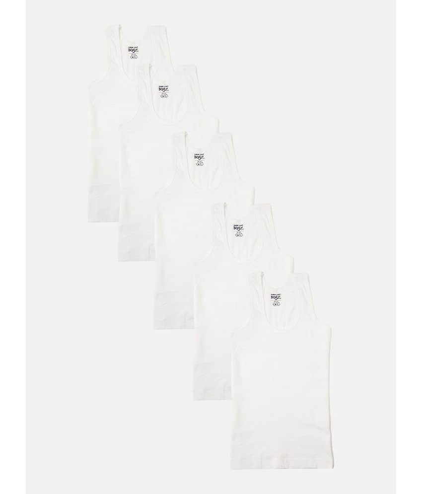 Lux Cozi Pack of 5 Boys Cotton ( White ) - Nightwear & Loungewear | Buy online on ZillyBuy