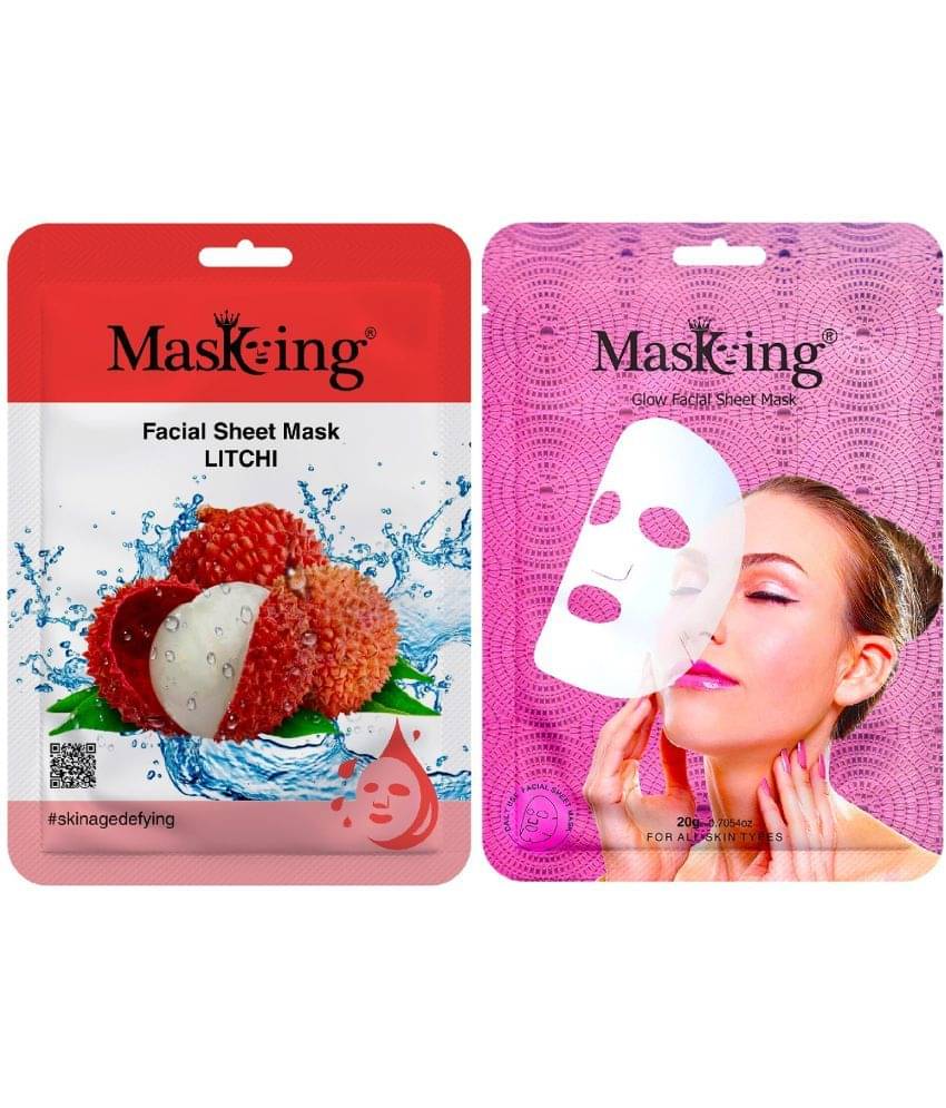     			Masking - Fairness Sheet Mask For All Skin Type ( Pack of 2 )