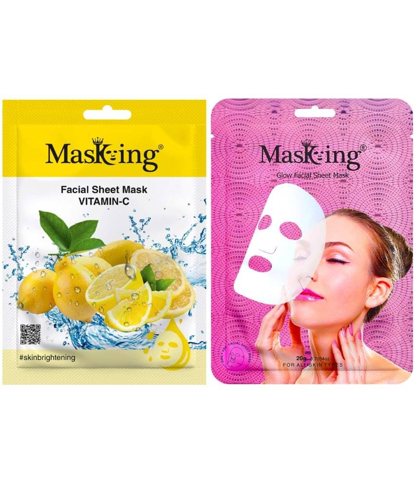     			Masking - Fairness Sheet Mask For All Skin Type ( Pack of 2 )