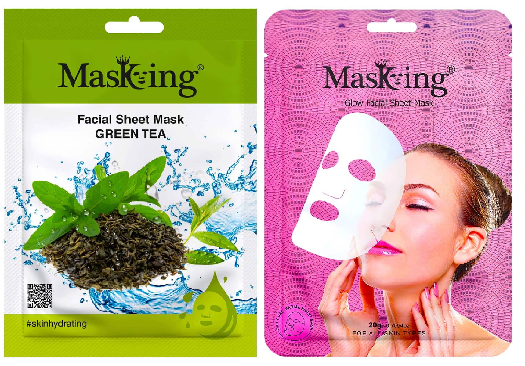 Masking - Fairness Sheet Mask For All Skin Type ( Pack of 2 )