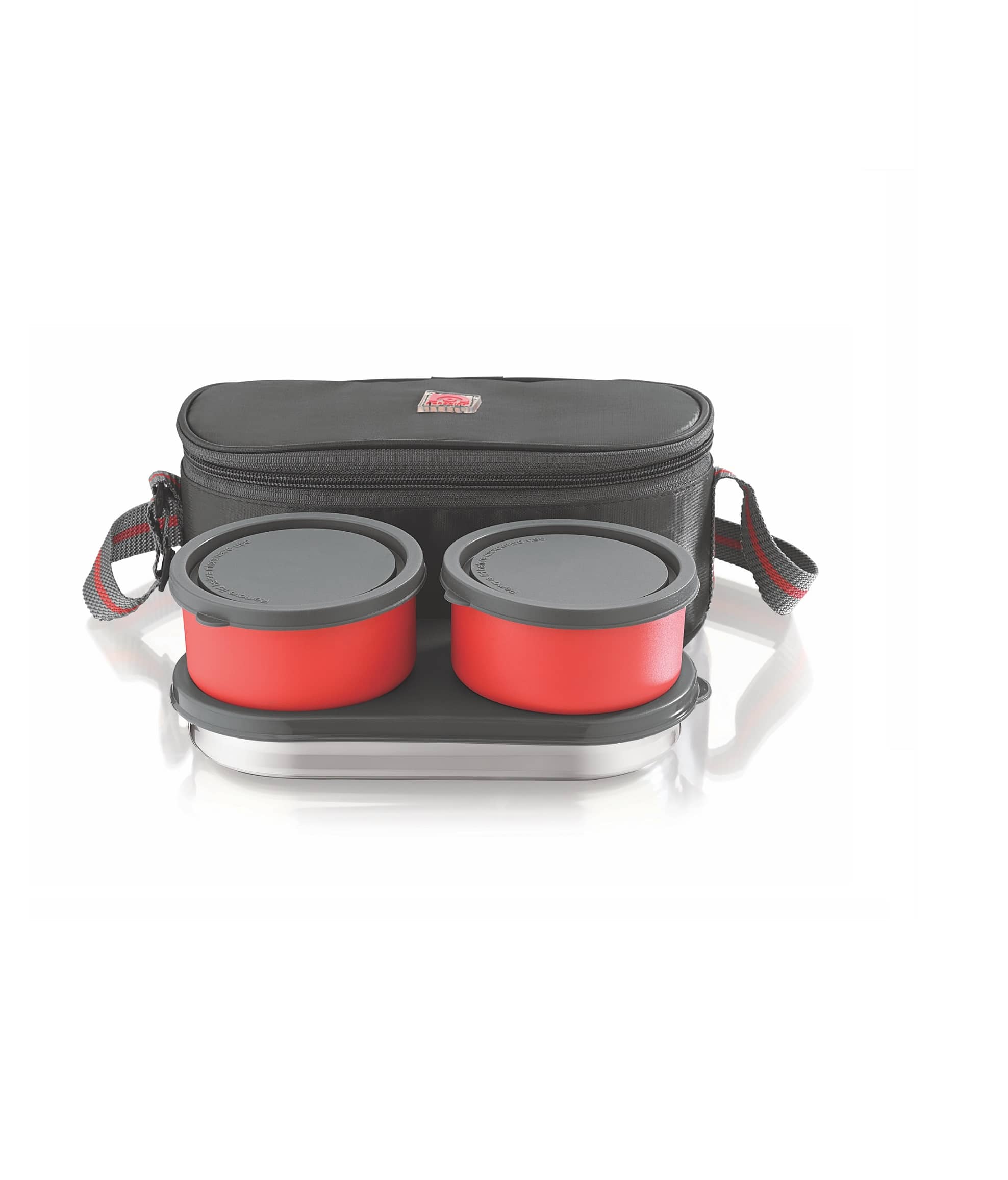 NanoNine - Stainless Steel Lunch Box 3 - Container ( Pack of 1 )