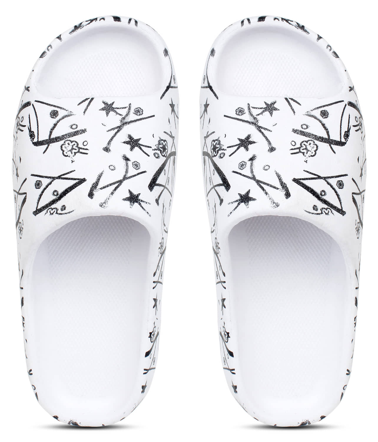 Pampy Angel - White Men's Slide Flip flop