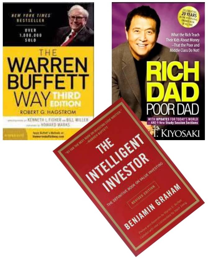 The Warren Buffett Way + Rich Dad Poor Dad + The Intelligent Investor The Warren Buffett Way + Rich Dad Poor Dad + The Intelligent Investor