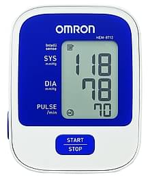 Omron 8712 Automatic Blood Pressure Monitor (White and Blue)