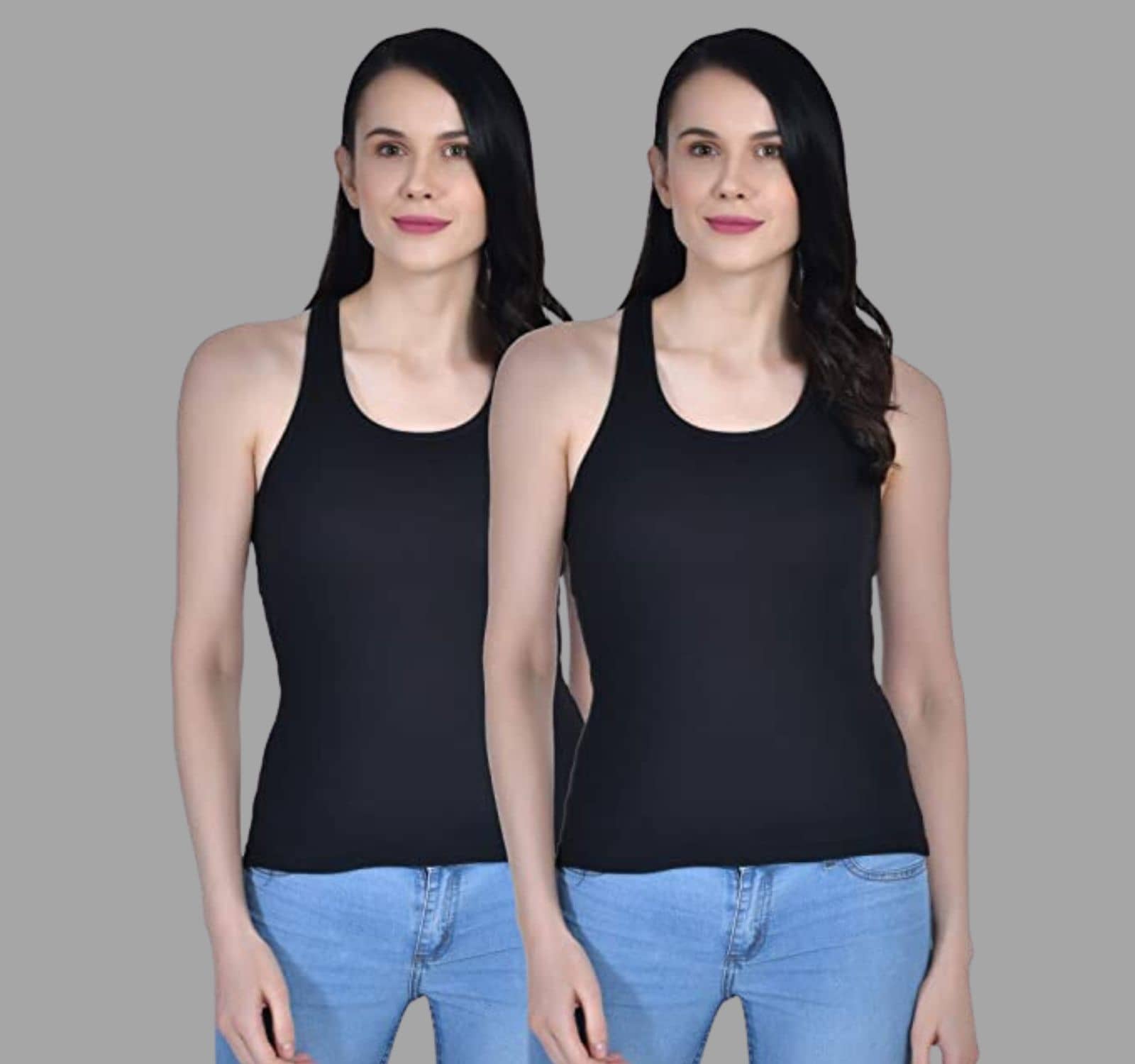 AIMLY Cotton Camisoles - Beige Pack of 2