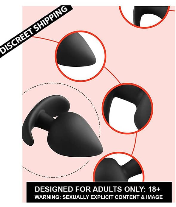 Anal Plug Medical Grade Butt Plug Anal Toys Steel Ball Included for Relaxation Anal Plug Medical Grade Butt Plug Anal Toys Steel Ball Included for Relaxation
