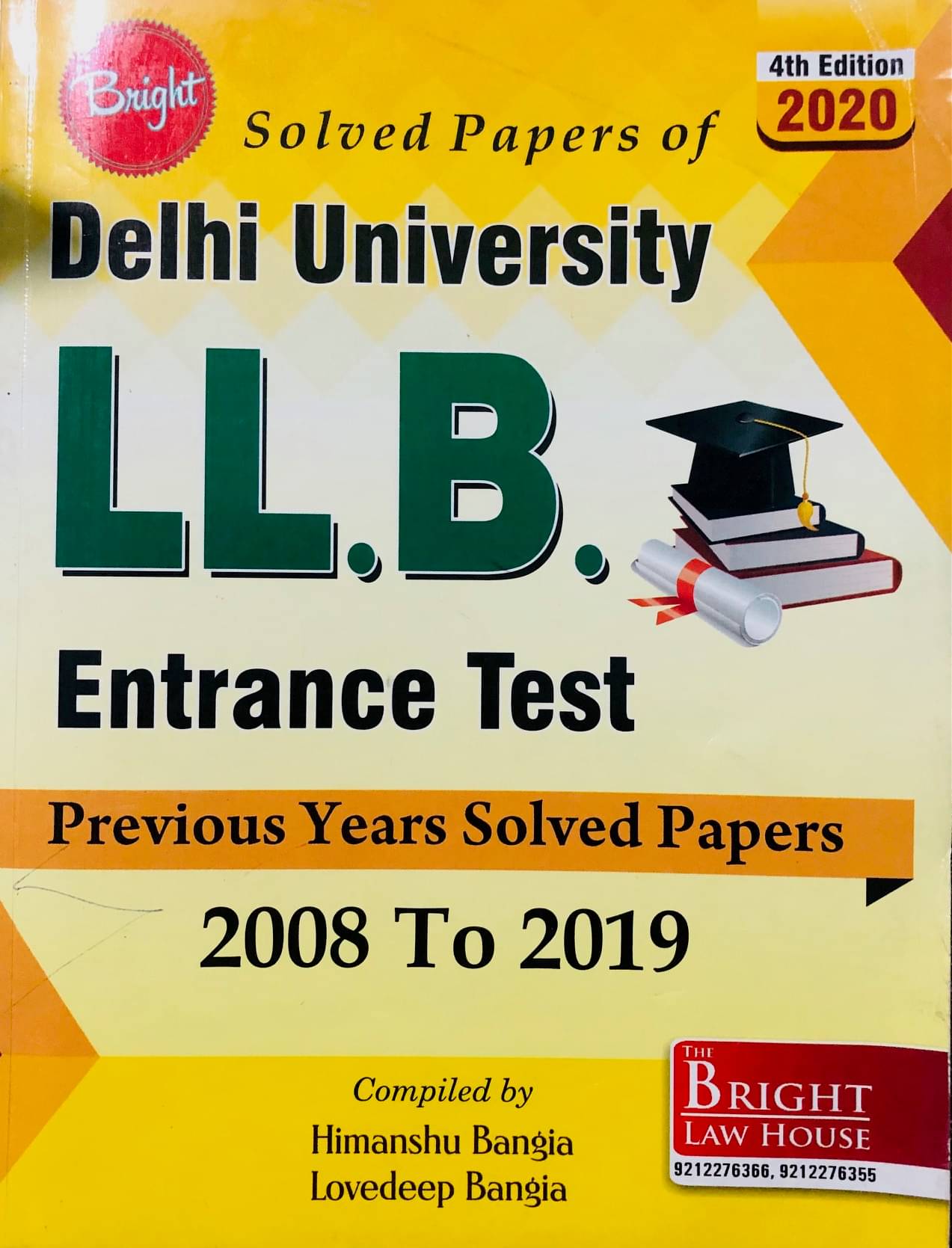     			Delhi University LLB Entrance Test Solved Papers (2008-2019)