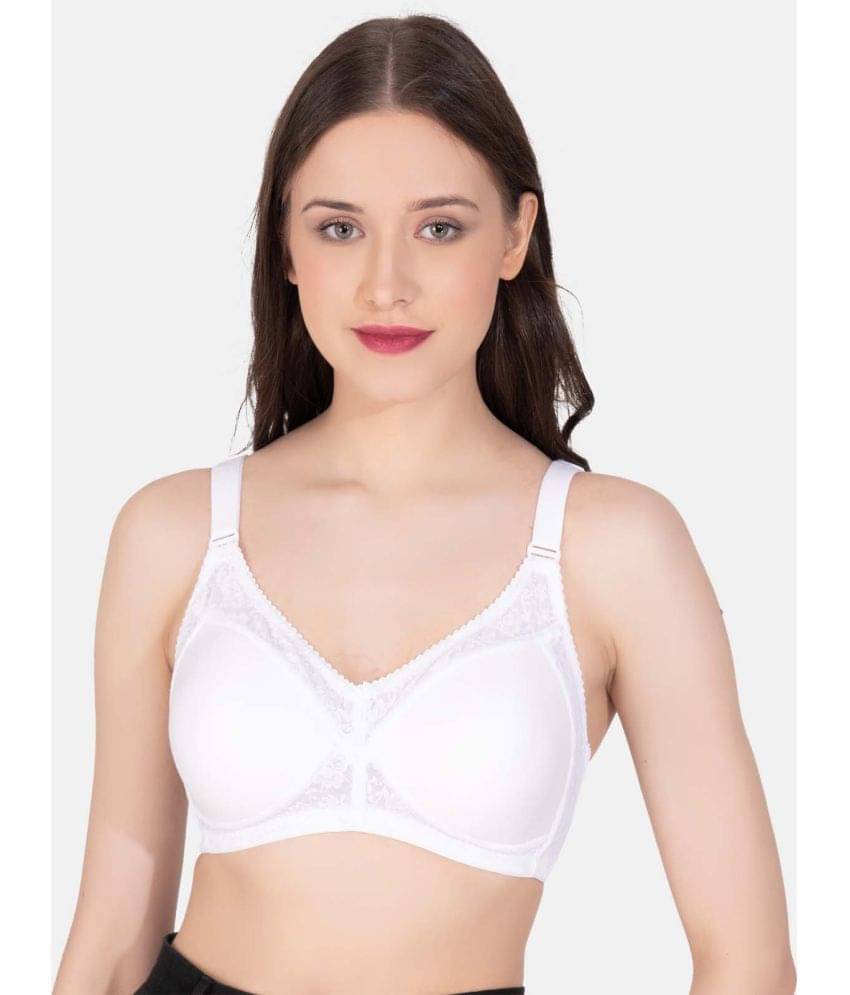 LACYLUXE Net Lightly Padded Women's Everyday Bra ( White ) LACYLUXE Net Lightly Padded Women's Everyday Bra ( White )