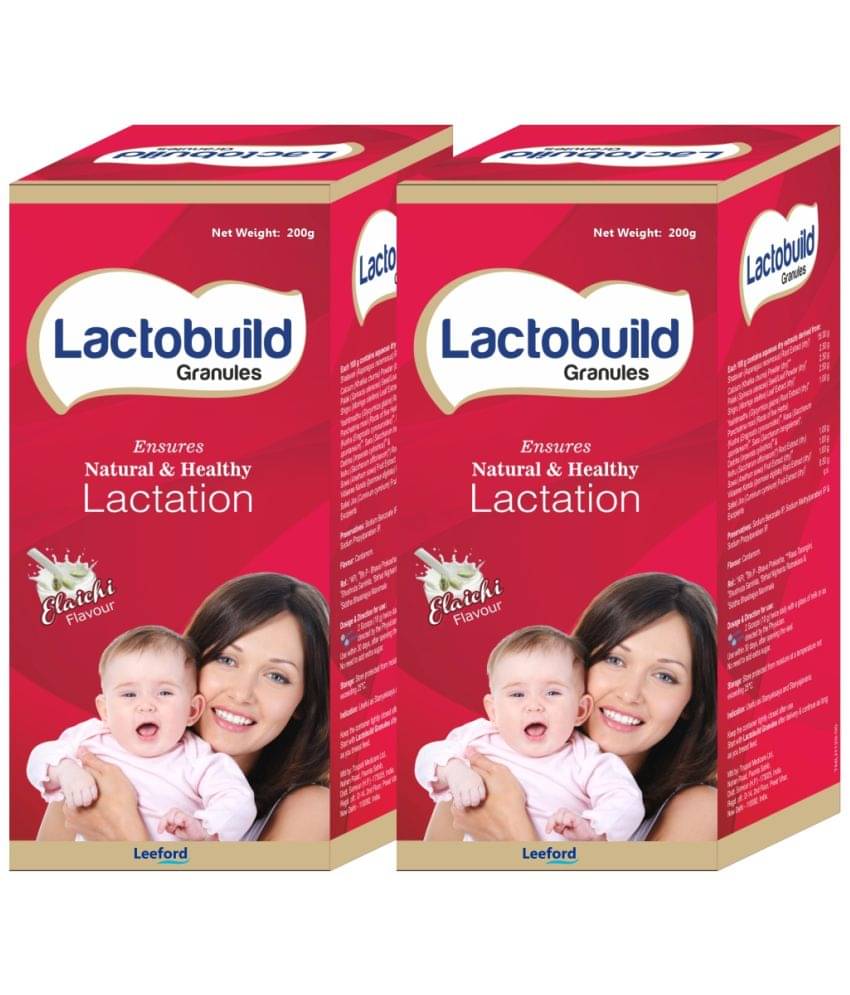     			Leeford Lactobuild powder - Ayurvedic & natural Lactation for Nursing Mothers (200g, Pack of 2)