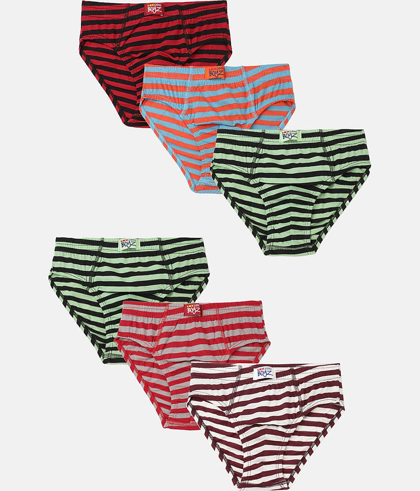 Lux Cozi Pack of 6 Boys Cotton Briefs ( Multicolor ) - Nightwear & Loungewear | Buy online on ZillyBuy
