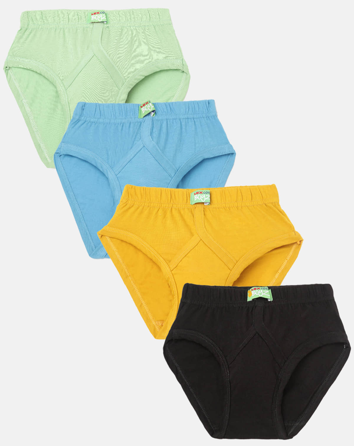 Lux Cozi Pack of 4 Boys Cotton Briefs ( Multicolor ) - Nightwear & Loungewear | Buy online on ZillyBuy