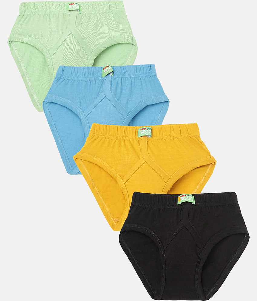 Lux Cozi Pack of 4 Boys Cotton Briefs ( Multicolor ) - Nightwear & Loungewear | Buy online on ZillyBuy