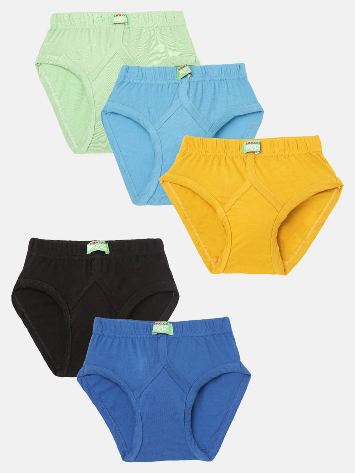     			Lux Cozi Pack of 5 Boys Cotton Briefs ( Multicolor )