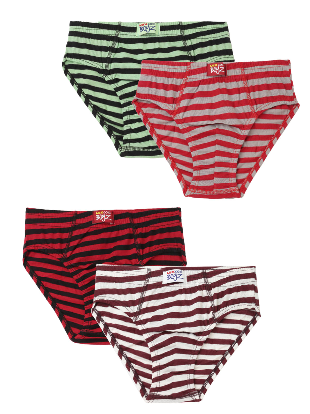     			Lux Cozi Pack of 4 Boys Cotton Briefs ( Multicolor )