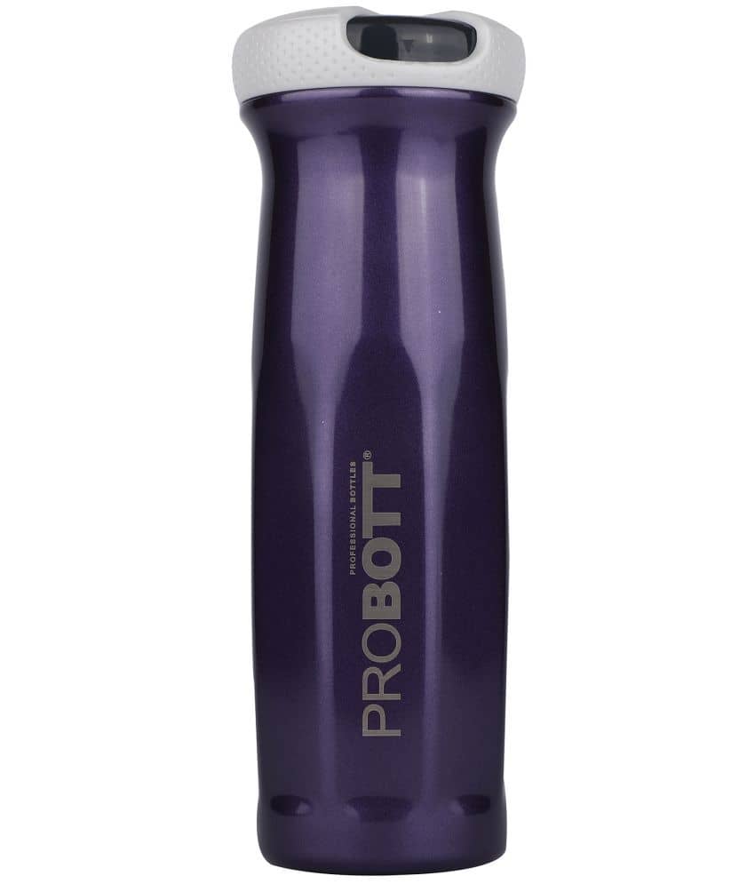 Probott Swipe 600ml Purple Stainless Steel Water Bottle 600 mL ( Set of 1 )