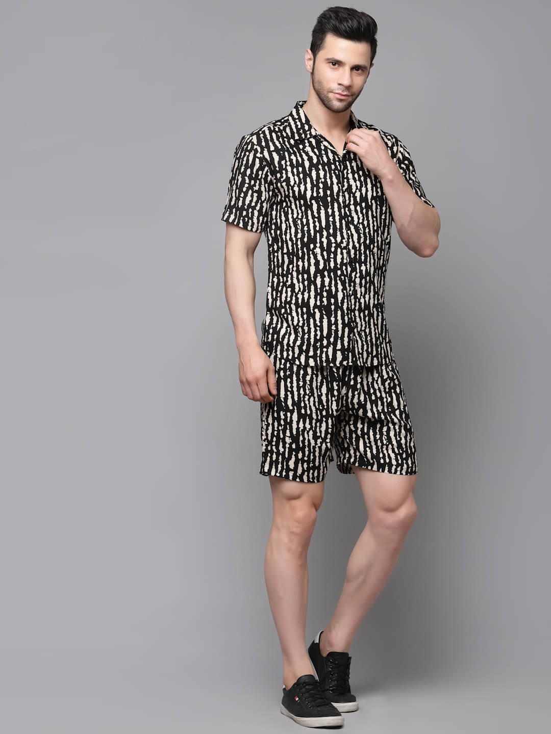     			Rigo Men's Shirt With Shorts Co-Ords Set ( Pack of 1 , Multi )