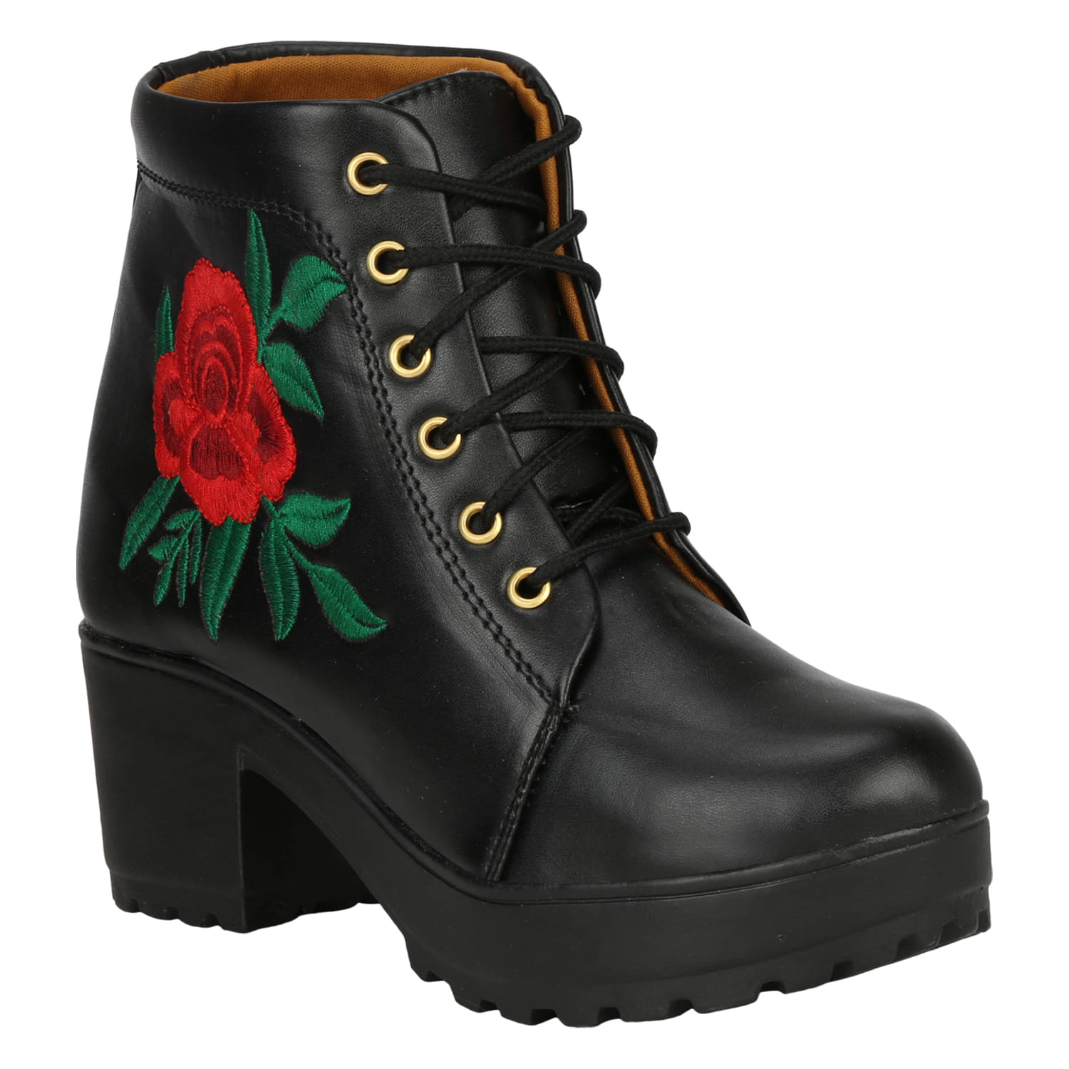     			Saheb - Black Women's Ankle Length Boots