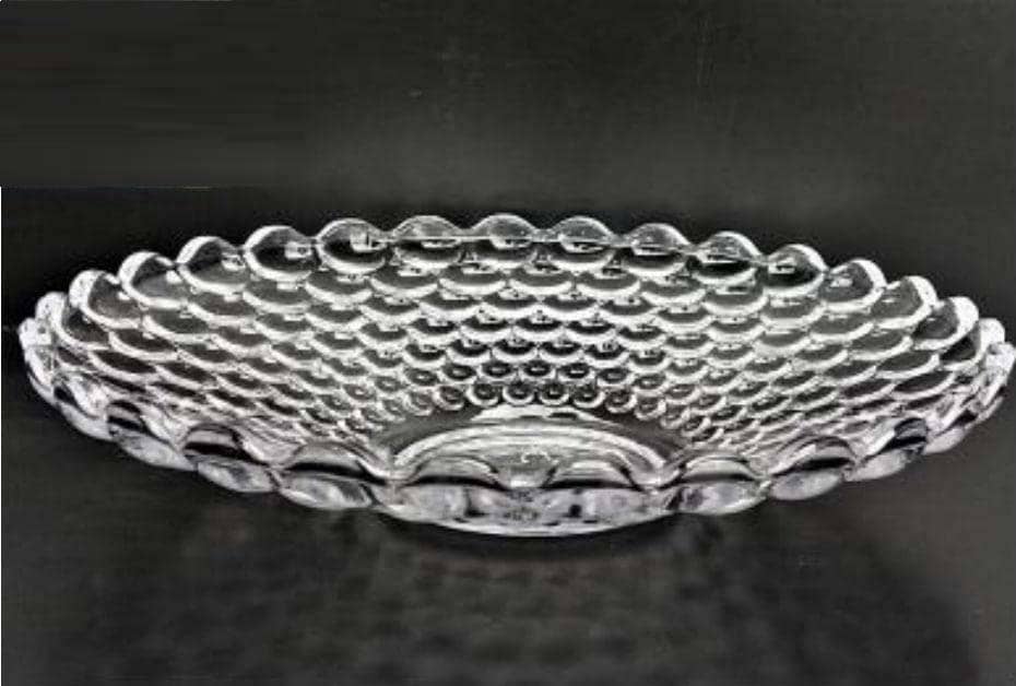 Somil 1 Pcs Glass Transparent Dessert Plate
