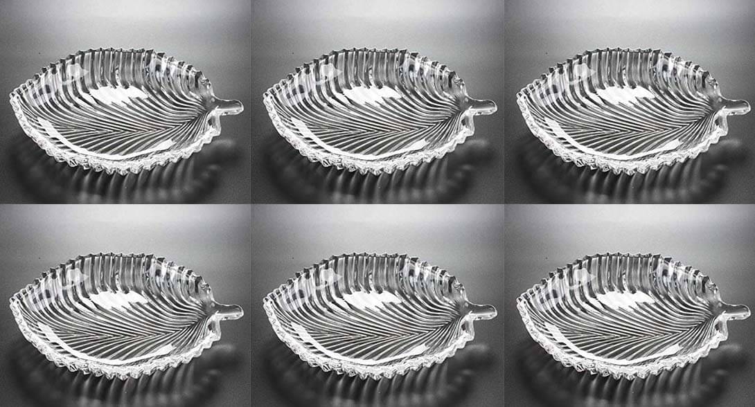 Somil 6 Pcs Glass Transparent Dessert Plate Somil 6 Pcs Glass Transparent Dessert Plate