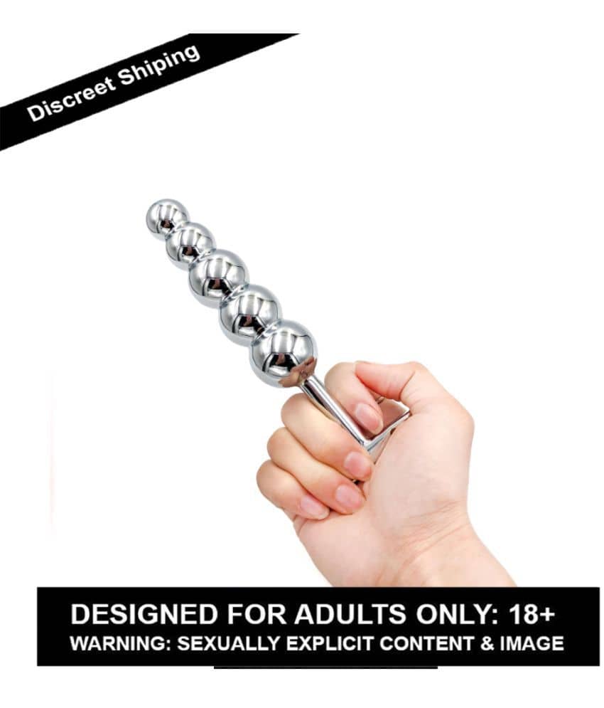 Tower shape Large Metal Butt Plug Super Big Size Metal Anal Dildo Plug  Massager Sex Toys with Beads Women/Men Sex Products