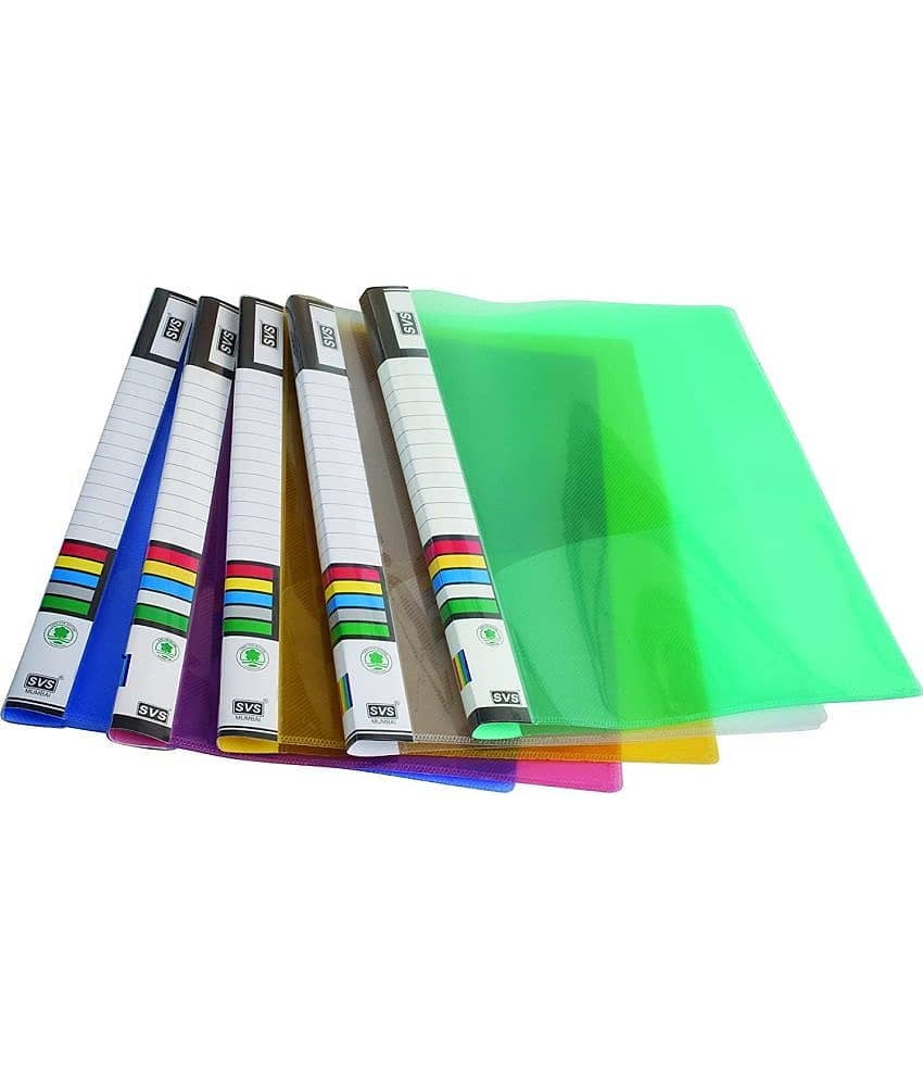 Transparent File Folder Case, Report File A4 Size Presentation File/Report File Super Line Transparent Report File, File Folder for Document (Pack.5 - Stationery | Buy online on ZillyBuy