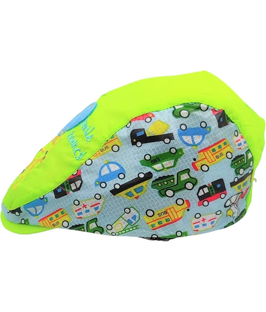 Zacharias Baby Boy's & Girl's Kids Beret Golf Polyester Cap (06-24 Months) Smile-Bouncy-Green